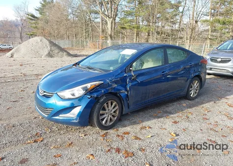 2016 Hyundai Elantra Se из США, поврежденный, VIN KMHDH4AEXGU584742